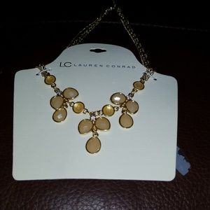 LC lauren conrad gold tone fashion necklace